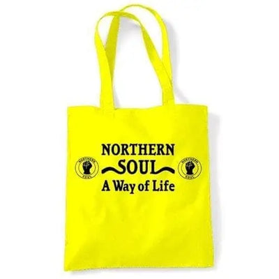 Northern Soul A Way Of Life Shoulder Bag Red