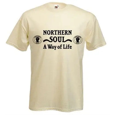 Northern Soul A Way Of Life T-Shirt XXL / Cream