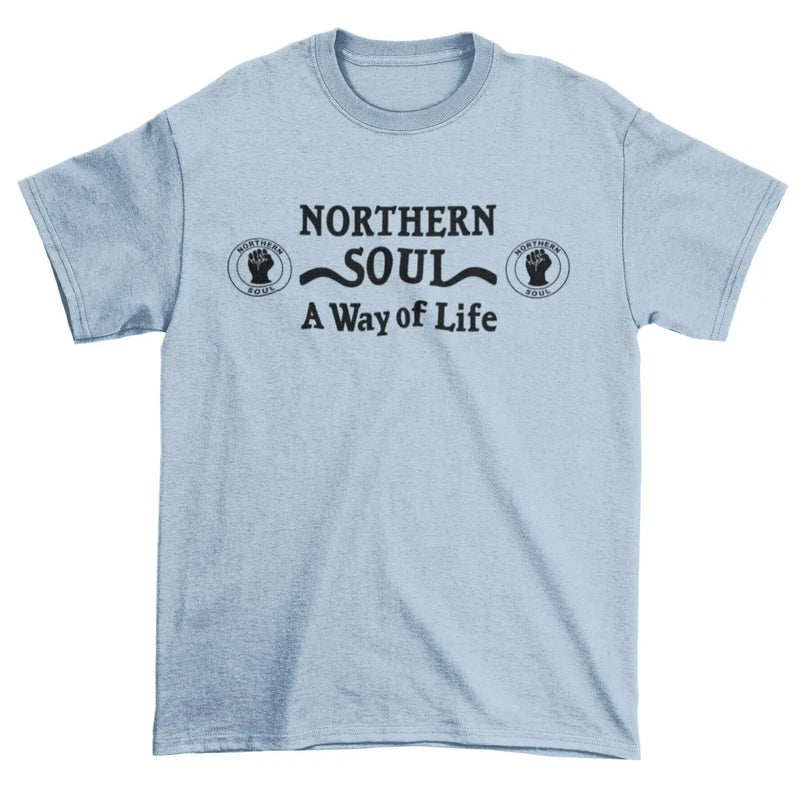 Northern Soul A Way Of Life T-Shirt XXL / Light Blue