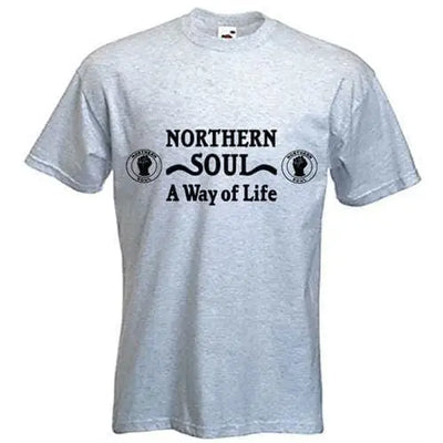 Northern Soul A Way Of Life T-Shirt XXL / Light Grey