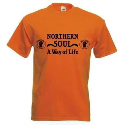 Northern Soul A Way Of Life T-Shirt XXL / Orange