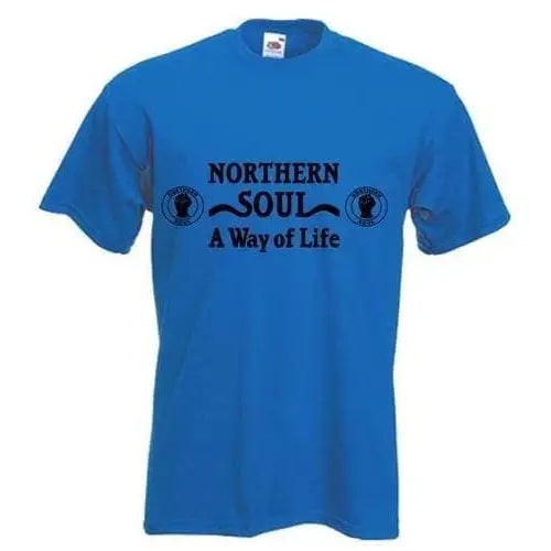 Northern Soul A Way Of Life T-Shirt XXL / Royal Blue