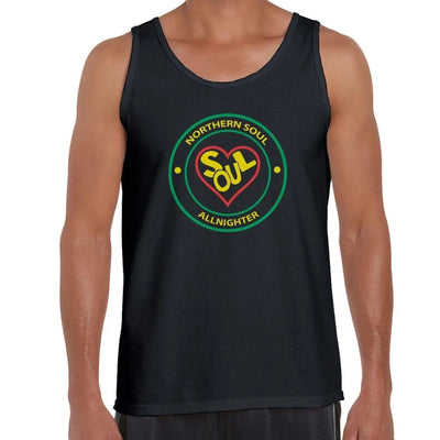 Northern Soul All Nighter Heart Logo Men's Vest Tank Top XXL