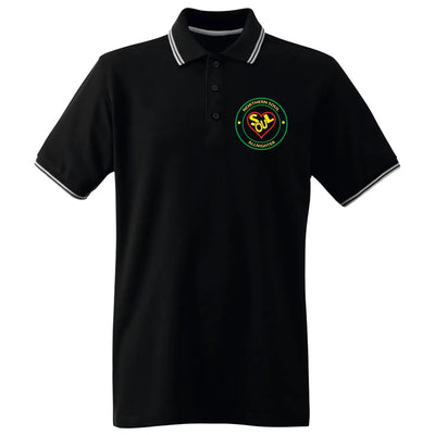 Northern Soul All Nighter Heart Logo Polo Shirt L