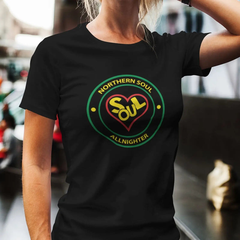 Northern Soul All Nighter Heart Logo Women’s T-Shirt -
