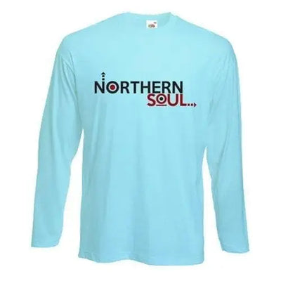 Northern Soul Arrows Logo Long Sleeve T-Shirt XXL / Light Blue