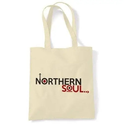 Northern Soul Arrows Logo Shoulder Bag Cream