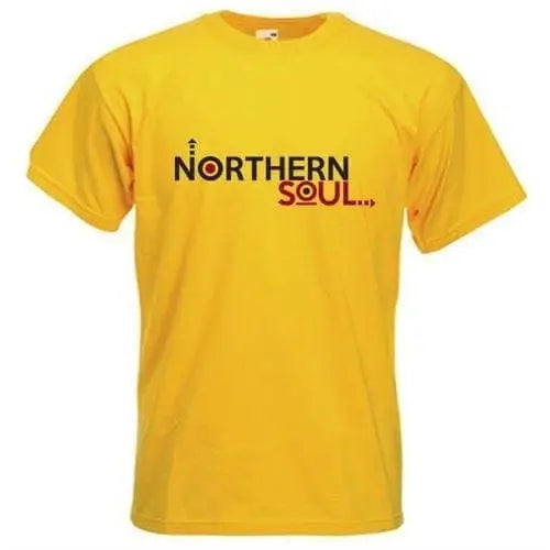 Northern Soul Arrows Logo T-Shirt M / Yellow