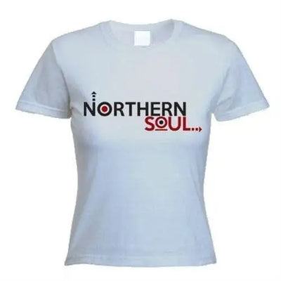 Northern Soul Arrows Logo Women's T-Shirt S / Light Grey