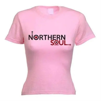 Northern Soul Arrows Logo Women's T-Shirt S / Light Pink