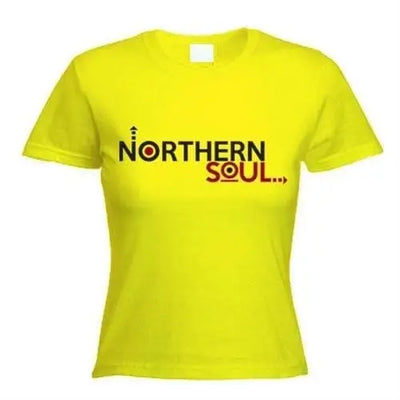 Northern Soul Arrows Logo Women's T-Shirt S / Yellow
