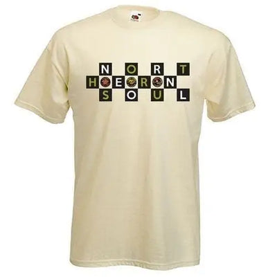 Northern Soul Badges Logo T-Shirt S / Cream