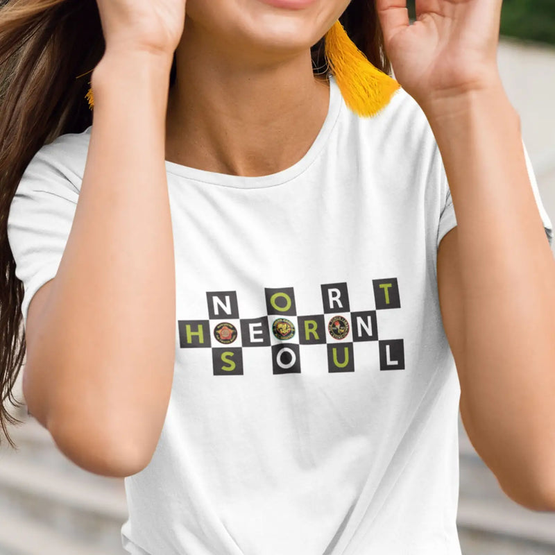 Northern Soul Badges Logo Women’s T-Shirt - Womens T-Shirt