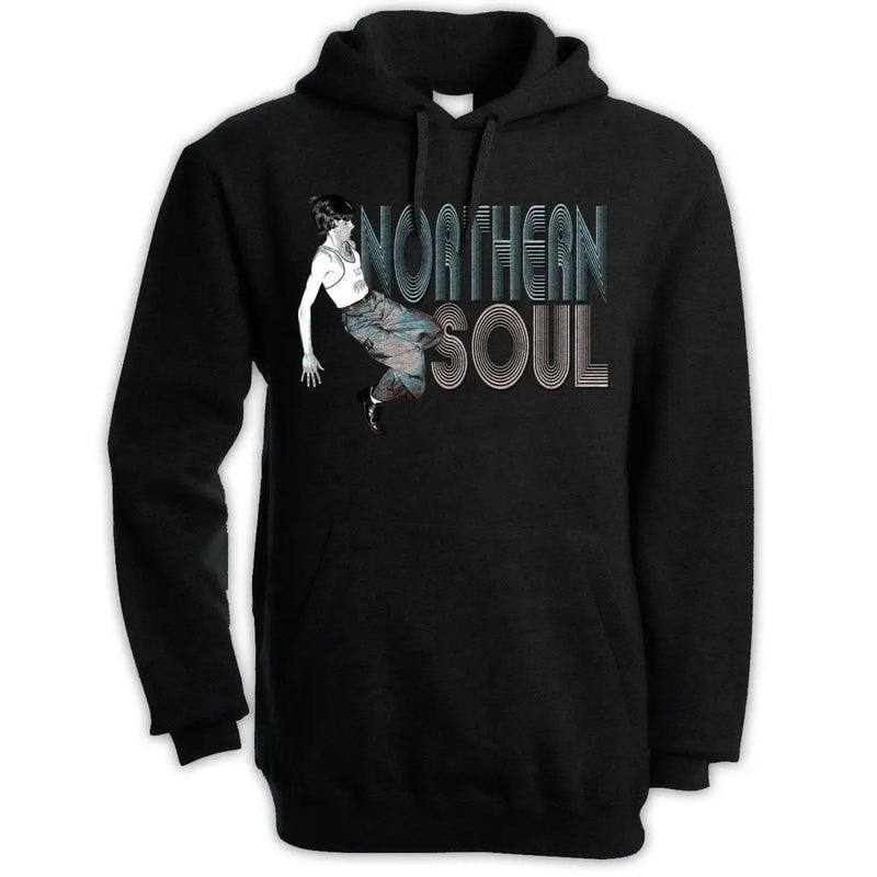 Northern Soul Dancer Logo Pouch Pocket Hoodie S