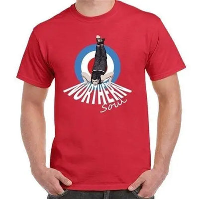 Northern Soul Dancer Mod Target Men's T-shirt L / Red