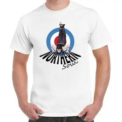 Northern Soul Dancer Mod Target Men's T-shirt L / White