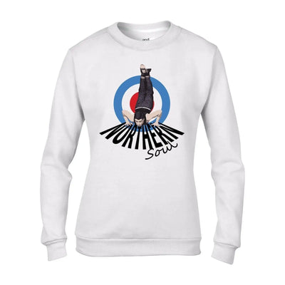 Northern Soul Dancer Mod Target Women's Sweatshirt Jumper L / White