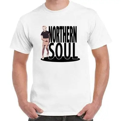 Northern Soul Girl Men's T-shirt XL / White