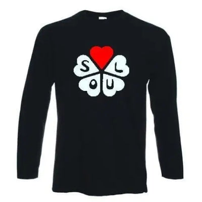 Northern Soul Hearts Long Sleeve T-Shirt