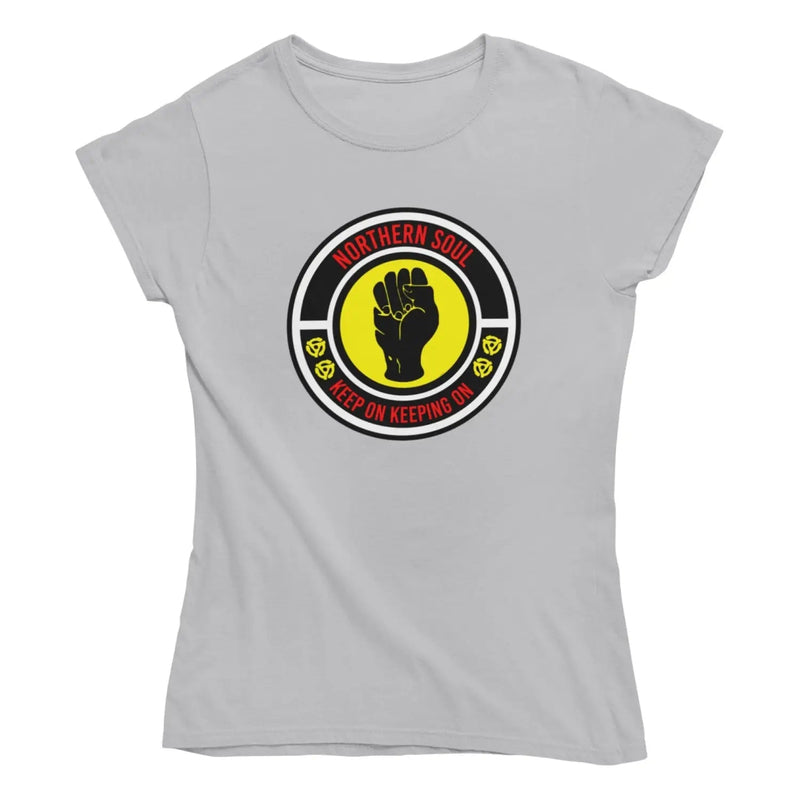 Northern Soul Keep On Keeping On Women’s T-Shirt - M / Light