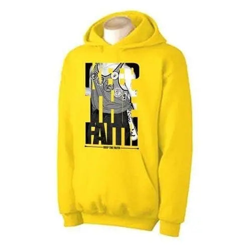 Northern Soul Keep The Faith Badges Hoodie XL / Yellow