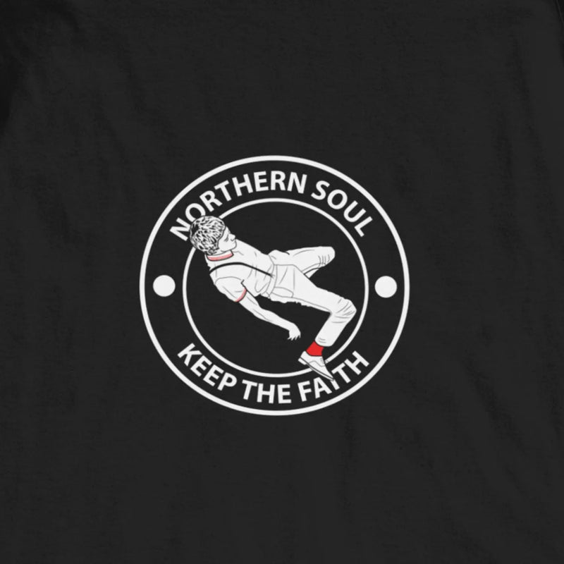 Northern Soul Keep The Faith Dancer Logo Men&