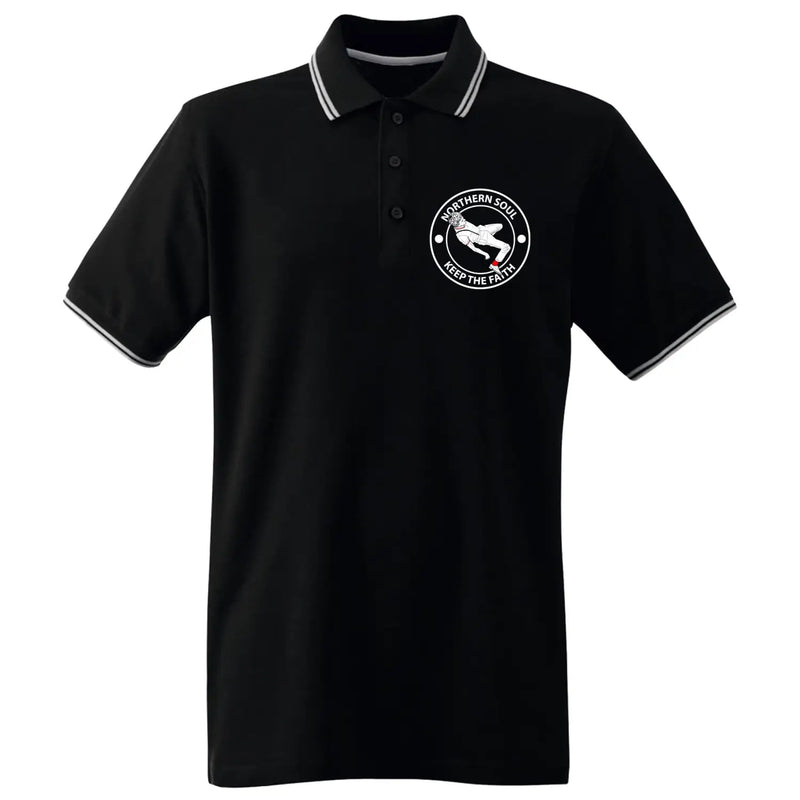 Northern Soul Keep The Faith Dancer Logo Men&