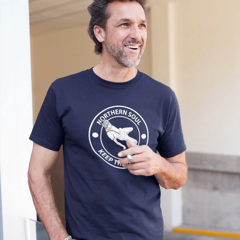 Northern Soul Keep The Faith Dancer Logo Men&