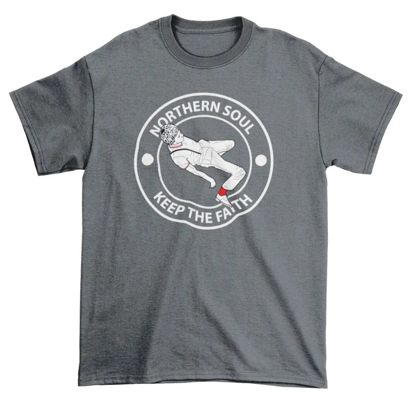 Northern Soul Keep The Faith Dancer Logo Men&