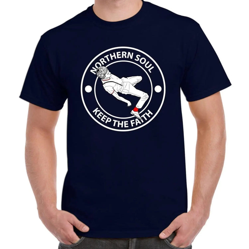 Northern Soul Keep The Faith Dancer Logo Men&