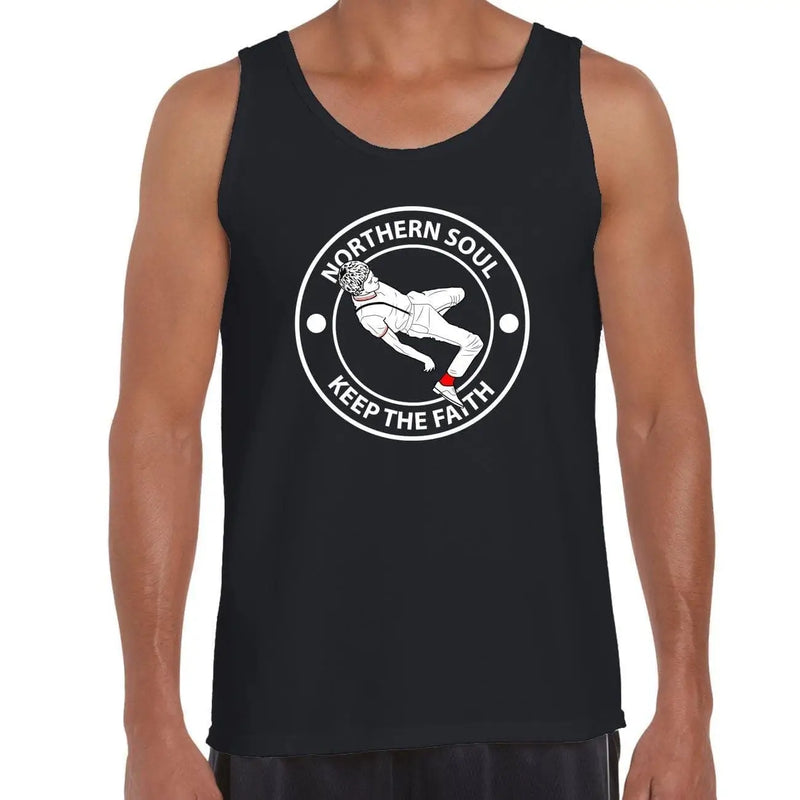 Northern Soul Keep The Faith Dancer Logo Men&