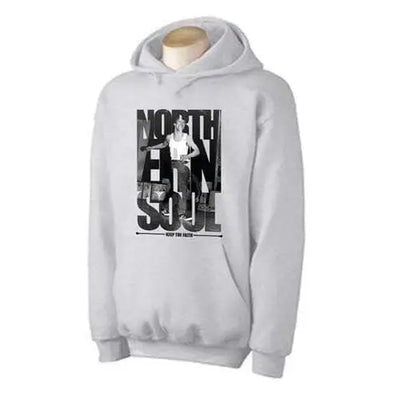 Northern Soul Keep The Faith Photos Hoodie L / Light Grey