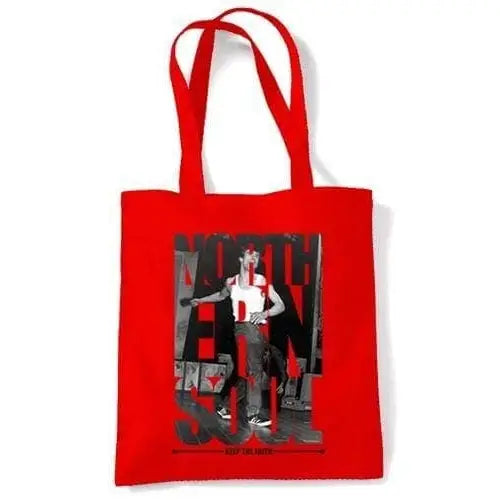 Northern Soul Keep The Faith Photos Shoulder Bag Red