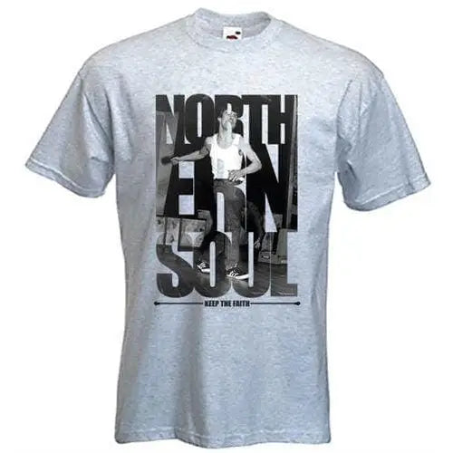 Northern Soul Keep The Faith Photos T-Shirt M / Light Grey