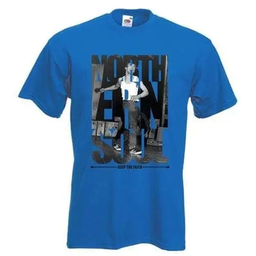 Northern Soul Keep The Faith Photos T-Shirt M / Royal Blue