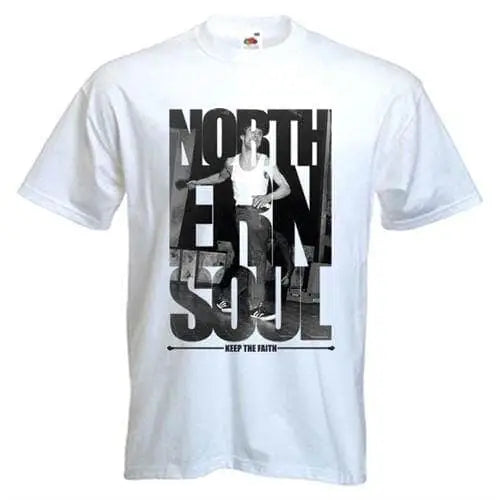 Northern Soul Keep The Faith Photos T-Shirt M / White