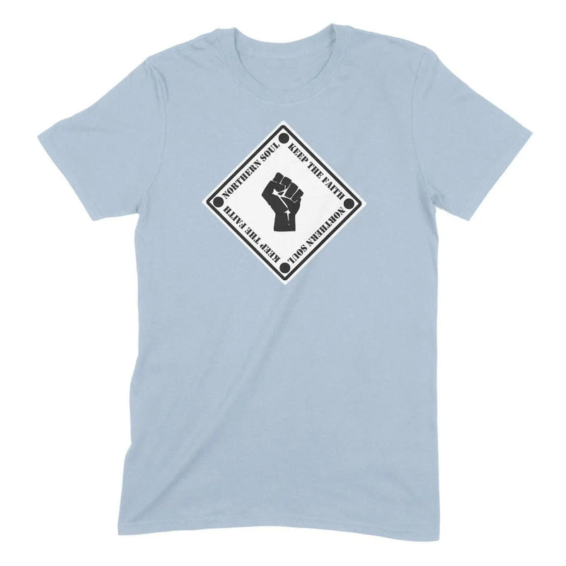Northern Soul Keep The Faith Square Logo Men&