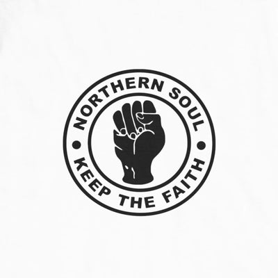 Northern Soul Keep The Faith Tipped Polo T-Shirt