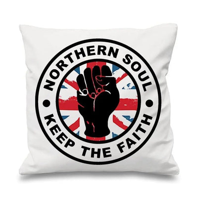 Northern Soul Keep The Faith Union Jack Cushion