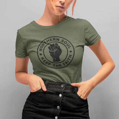 Northern Soul Keep The Faith Women’s T-Shirt - Womens