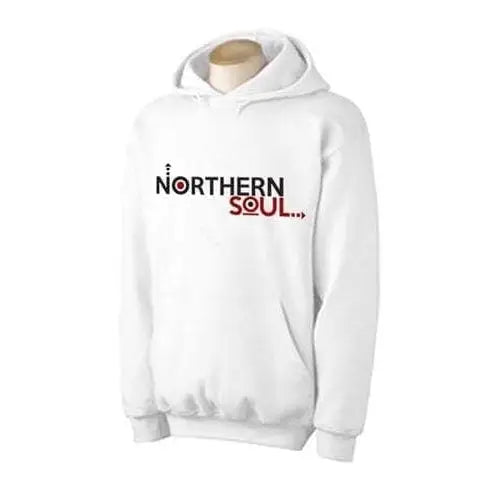 Northern Soul Logo Hoodie L / White