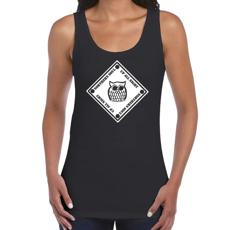 Northern Soul Night Owl Square Logo Women&