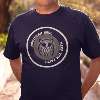 Northern Soul Night Owl Target Men's T-Shirt