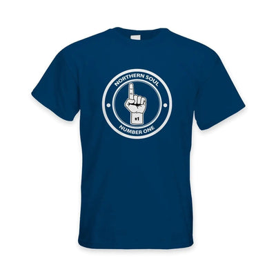 Northern Soul Number One Logo Men's T-Shirt M / Navy Blue