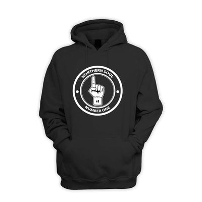 Northern Soul Number One Logo Pouch Pocket Hoodie L / Black