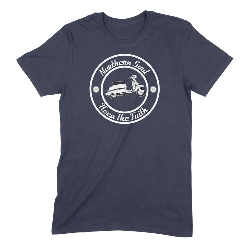 Northern Soul Scooter Black and White Logo Men&