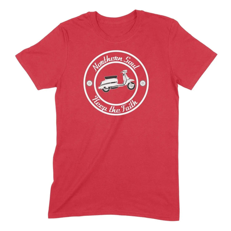 Northern Soul Scooter Black and White Logo Men&