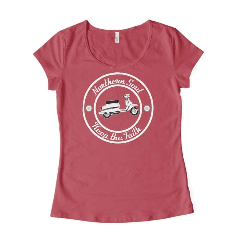Northern Soul Scooter Black and White Logo Women&