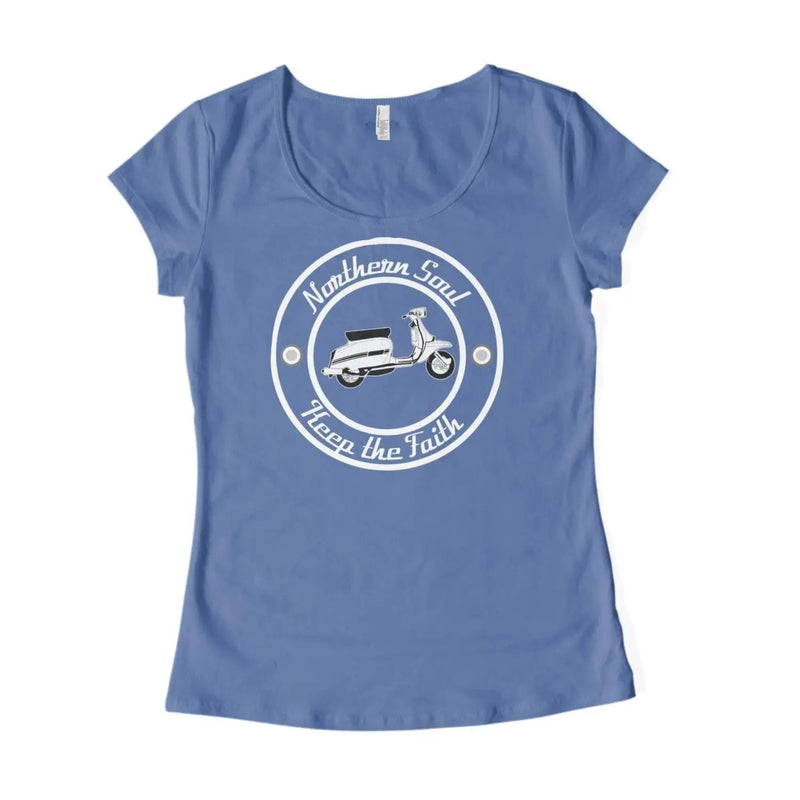 Northern Soul Scooter Black and White Logo Women&