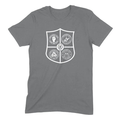Northern Soul Shield Logo Men's T-Shirt S / Charcoal Grey
